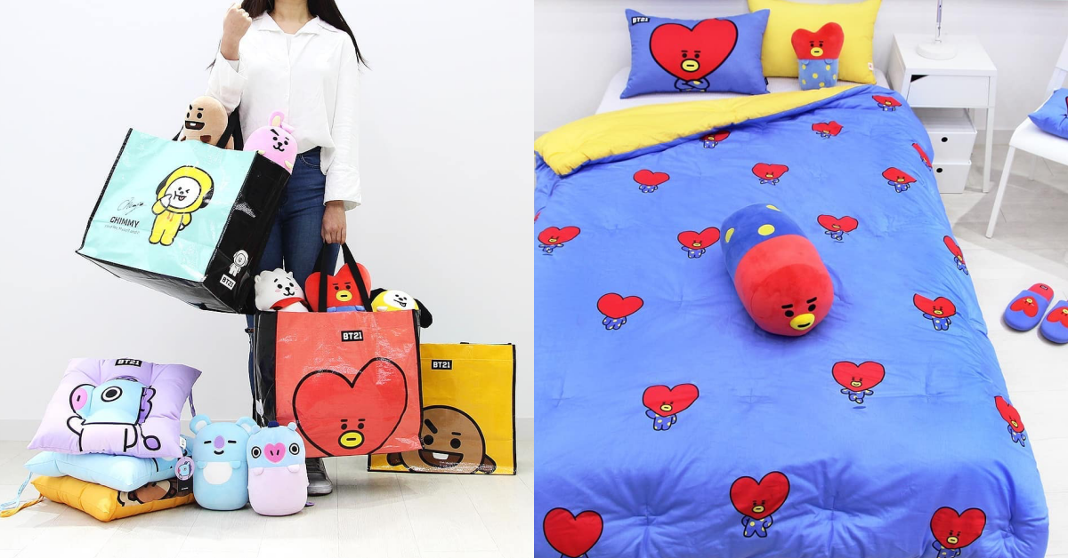 竟然進攻棉被！BTS防彈少年團小分隊BT21「居家」新系列 BT21、宇宙明星、BTS防彈少年團、居家生活用品、BT21棉被、NARA HOME DECO、나라홈데코、TATA、RJ、CHIMMY、COOKY、MANG、SHOOKY、KOYA