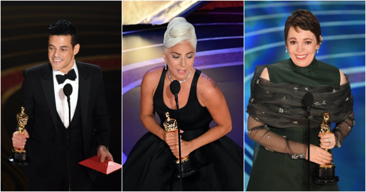 奧斯卡影帝、影后出爐！重點得獎名單一次看！ 奧斯卡、電影、奧莉薇雅柯爾曼、雷米馬利克、Lady Gaga