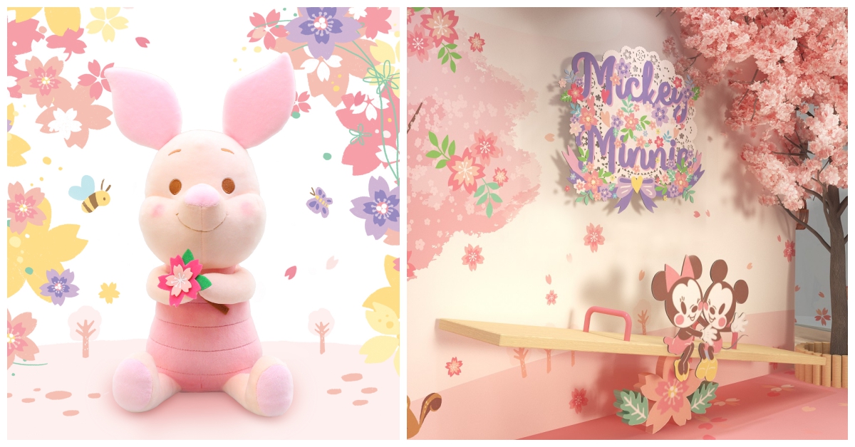台灣限定「迪士尼櫻花季快閃店」來啦！米奇米妮、小熊維尼化身超夢幻打卡點＆Q萌商品 迪士尼、台灣、櫻花季、台北、台中、米奇、米妮、小熊維尼、可愛、療癒、打卡點