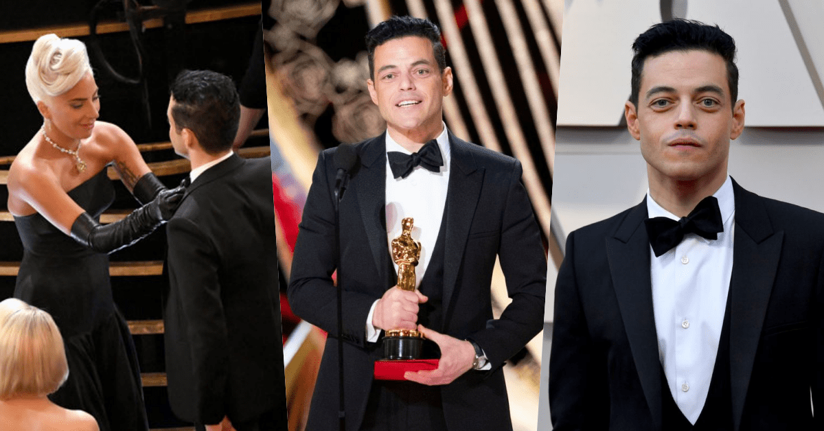 奧斯卡影帝雷米馬利克「領結」太有個性！無論多少人去調整，都還是歪的！ 奧斯卡、影帝、雷米馬利克、領結、波西米亞狂想曲、Rami Malek、電影