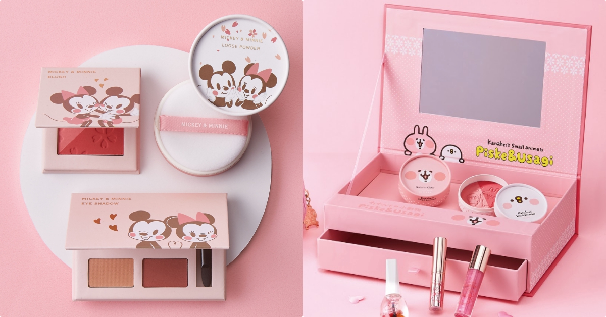 夢幻逸品無誤！7-11卡娜赫拉、迪士尼櫻花限定彩妝組粉嫩登場♡ 711、迪士尼、櫻花、卡娜赫拉、彩妝、化妝品、禮盒