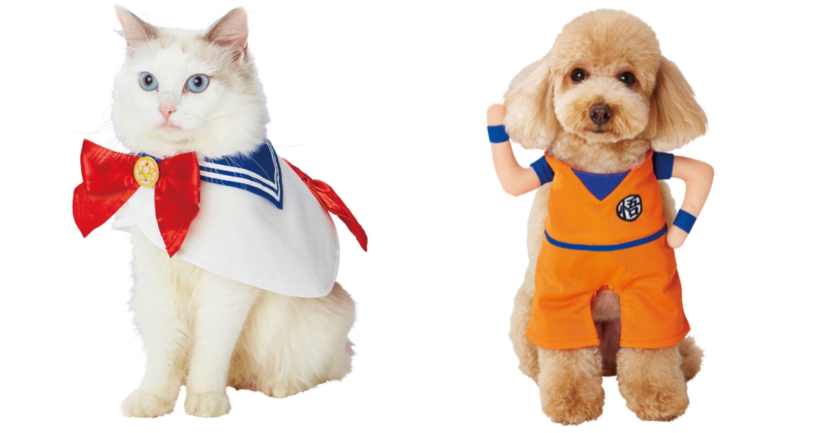 七龍珠賽亞汪、美少女戰士喵！萬代動漫寵物品牌Charapeti準備開賣～ 七龍珠、美少女戰士、萬代、Charapeti、寵物、品牌、BANDAI、cosplay