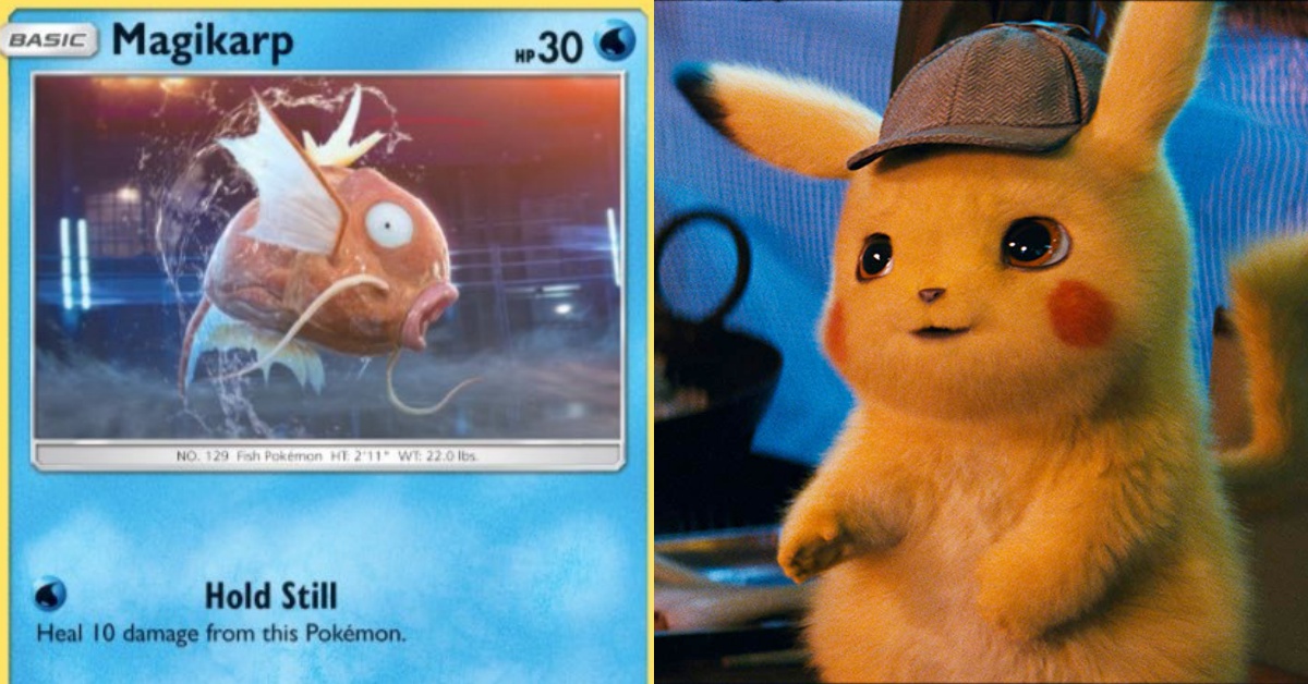 整套都想要收！《名偵探皮卡丘》推出一系列精靈寶可夢卡牌，生猛鯉魚王彈跳超呆萌！ 名偵探皮卡丘、精靈寶可夢、鯉魚王