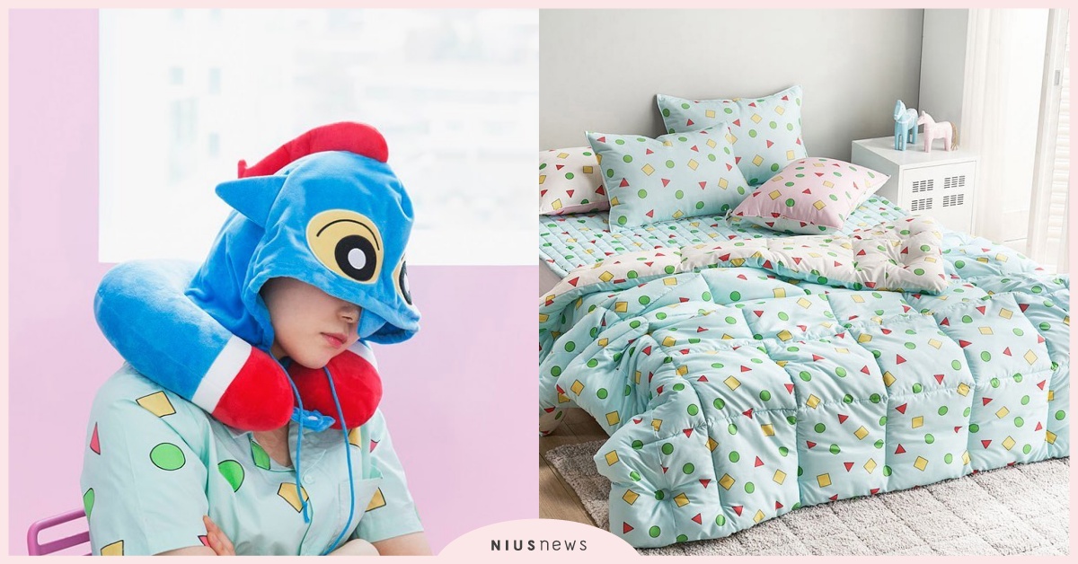 動感光波！韓國「蠟筆小新」4款帽踢頸枕＋小新牌棉被 蠟筆小新、動感超人、幼稚園園長、棉花糖小白、蠟筆小新帽踢頸枕、蠟筆小新棉被枕頭