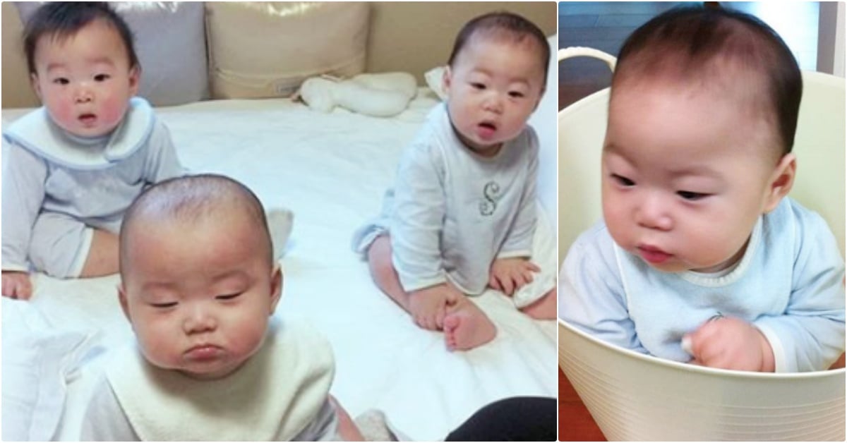 宋一國壓箱大放送！「三胞胎」超萌寶寶時期照新公開，民國累累度估好想抱緊處理♡ 超人回來了、三胞胎、大韓民國萬歲、宋一國、1958、三胞胎上小學