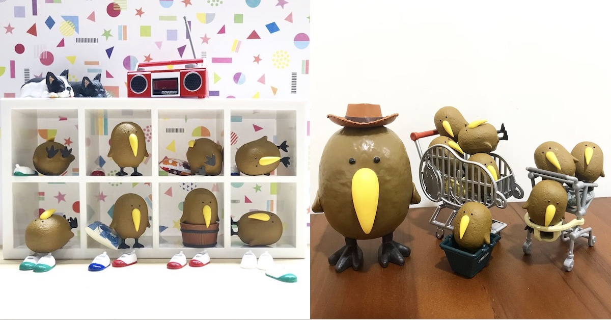 奇異果鳥全家大集合！太胖飛不動竟出現綁架危機？！ | 打翻玩具箱 熱帶水果鳥 、 可愛 、 熊貓之穴 、 扭蛋 、 療癒