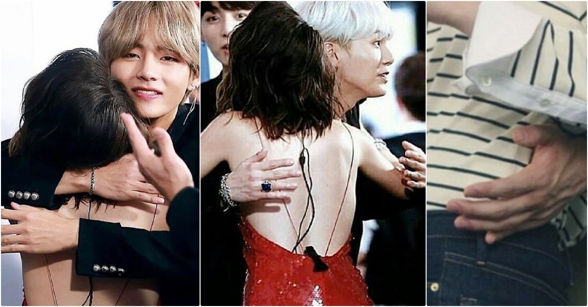 就是得隔離1CM！韓國歐巴的紳士「禮儀手」瞬間大盤點，防彈少年團連抱抱都要懸空 韓星禮儀、禮儀手、紳士腿、防彈少年團、EXO