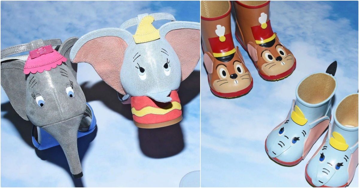 穿上這雙飛上天？迪士尼《小飛象》聯名鞋「呆寶」偷偷躲在鞋後，還有超萌閨蜜雨鞋♡ 小飛象聯名、小飛象涼鞋、小飛象雨鞋、迪士尼聯名、DIANA聯名、日本DIANA