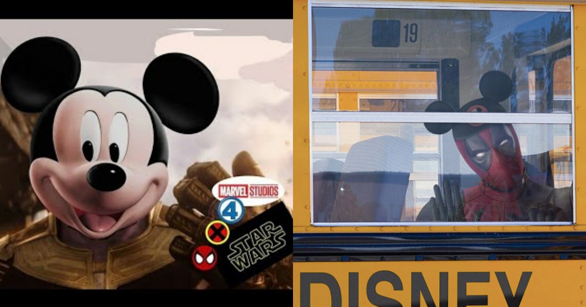 根本電影界薩諾斯！迪士尼併福斯變超強大，死侍戴上米奇帽搭校車惡搞搶頭香！ 迪士尼、福斯、死侍、米奇