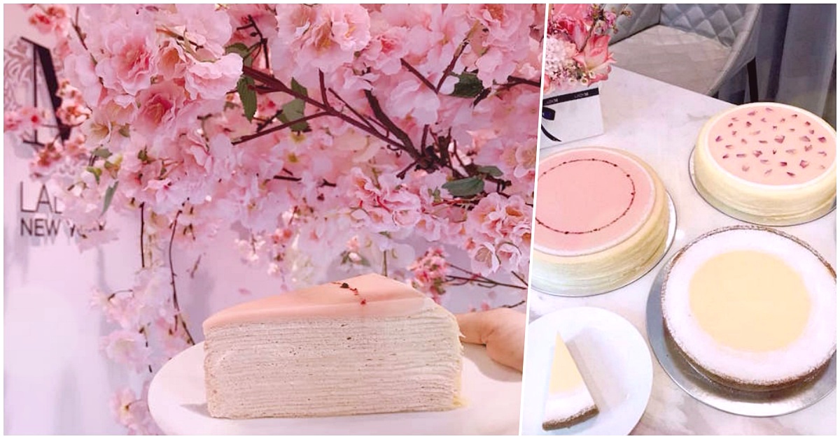 玫瑰＆櫻花莓果粉紅千層！Lady M全球唯一「粉紅期間限定店」即將綻放❤ Lady M、玫瑰、櫻花莓果、口味、春天、粉紅、千層、蛋糕