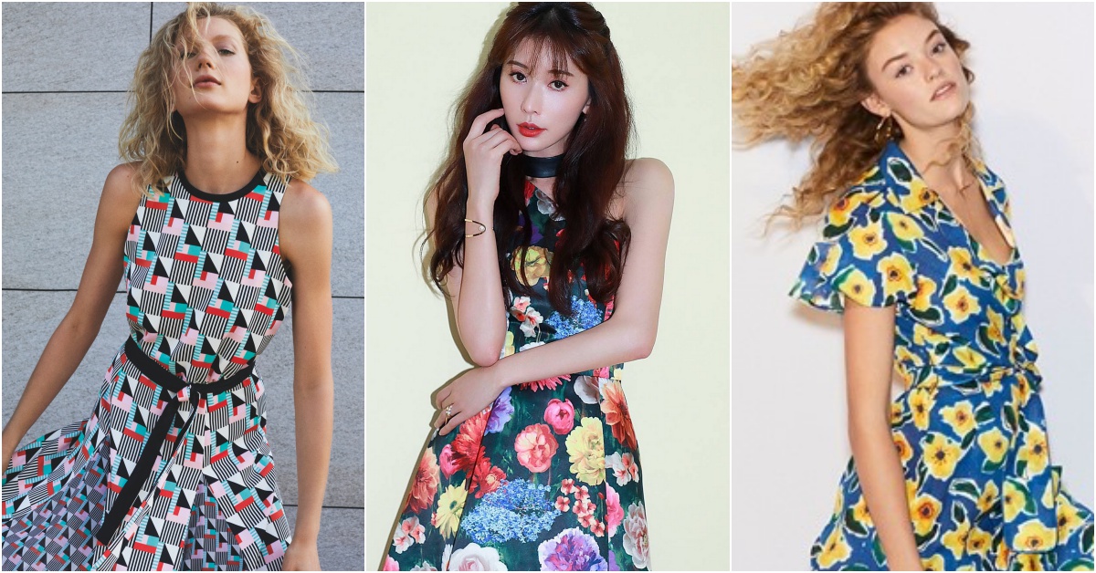2019這兩個元素就是大勢！春夏靠「亮色系、印花」盡情散發可愛迷人的女人味！ 春夏、印花、亮色系、穿搭、約會