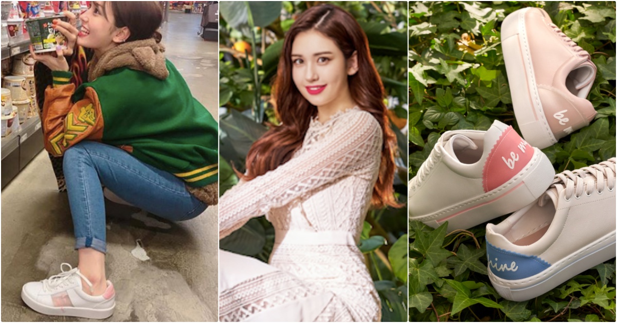 韓女神SOMI腳上那雙「櫻花小白鞋」被問爆！注入粉嫩馬卡龍色一踏仙氣爆表♡ NUOVO、SOMI、SOMI球鞋、全昭彌、I.O.I