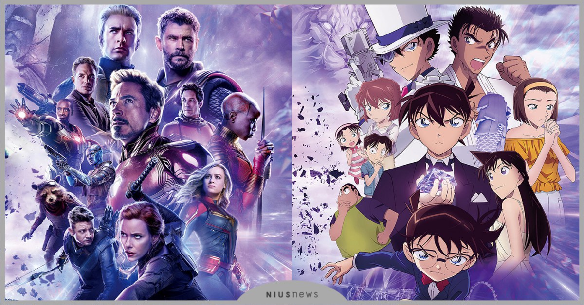 《名偵探柯南》×《復仇者聯盟》破天荒合作！網友：柯南終於承認自己是科幻英雄片 名偵探柯南、復仇者聯盟、紺青之拳、終局之戰、日本、黃金週