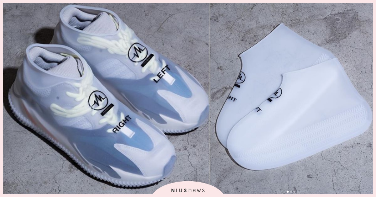 比防水噴霧更神！滴水不沾「球鞋專用雨衣」爆紅，狂風暴雨也能把新鞋穿出門 球鞋雨衣、球鞋防水、防水鞋套、下雨穿球鞋、Kateva、432hz