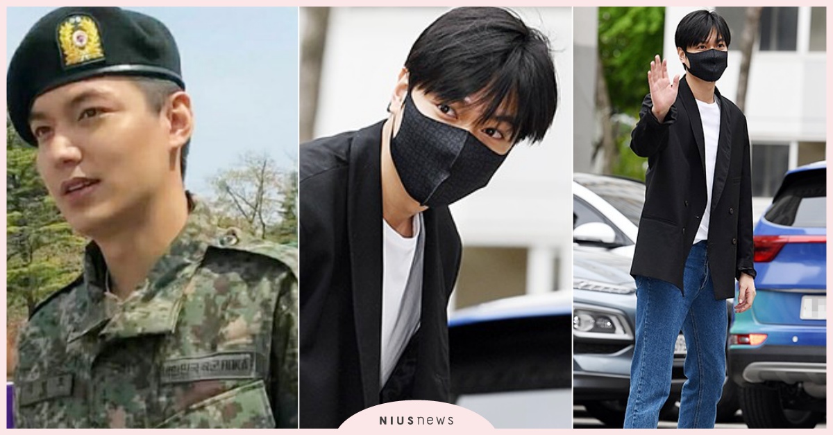 等了2年「李敏鎬」今天退伍啦！戲劇男神最後上班帥照直擊，那大長腿太心空♡ 李敏鎬、李敏鎬退伍、李敏鎬當兵、韓星退伍、韓星當兵