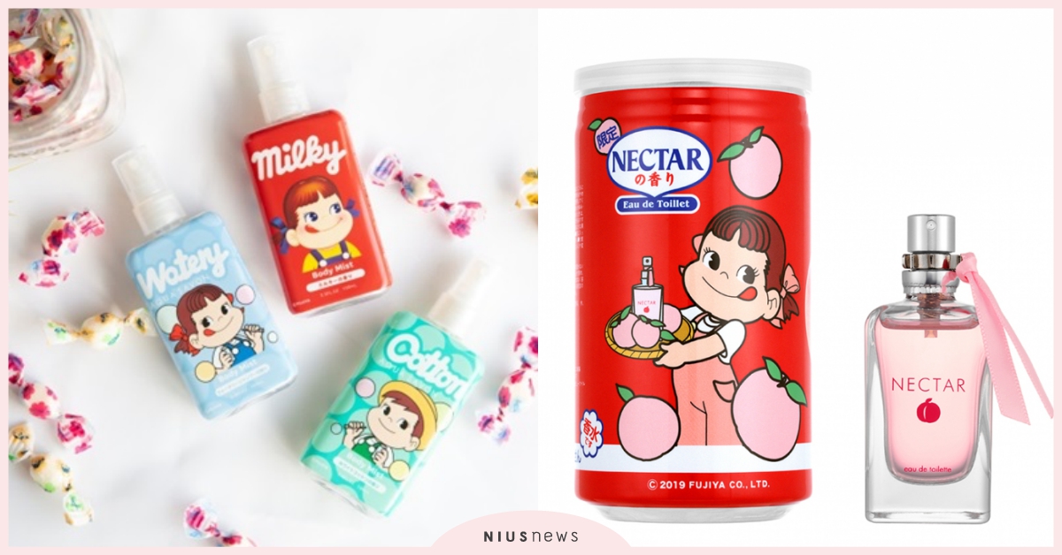 牛奶糖香氣好可口！不二家首度推出聯名香水＆身體香氛噴霧，包裝設計未免太療癒 不二家、 身體香氛噴霧、牛奶妹、Peko、香水、白桃果汁香水