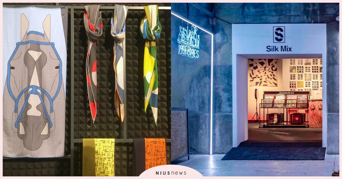 愛馬仕「Silk Mix絲巾唱片」快閃店！柏金包來不及買，不如這周先衝華山看展！ 愛馬仕、Hermès、絲巾、黑膠唱片、快閃店