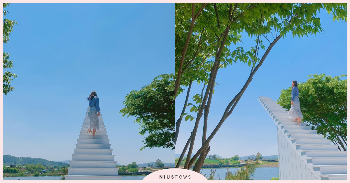 通往天國的階梯！2019最新必打卡景點「Cielo」韓國咖啡廳 韓國咖啡廳、打卡、階梯、天空、Cielo(씨엘로)、全羅南道咖啡廳