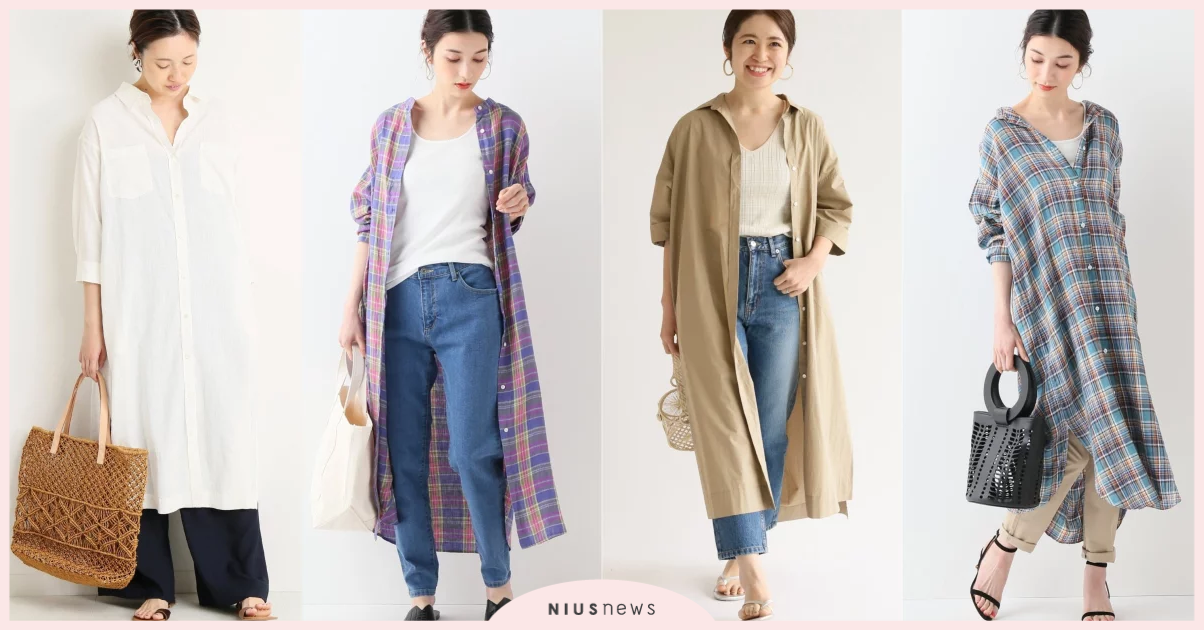 寬衣解釦又是另一種穿法！「襯衫洋裝」一件多穿輕鬆變換夏日造型感 襯衫、 洋裝、 穿搭、 ㄒㄧㄚ