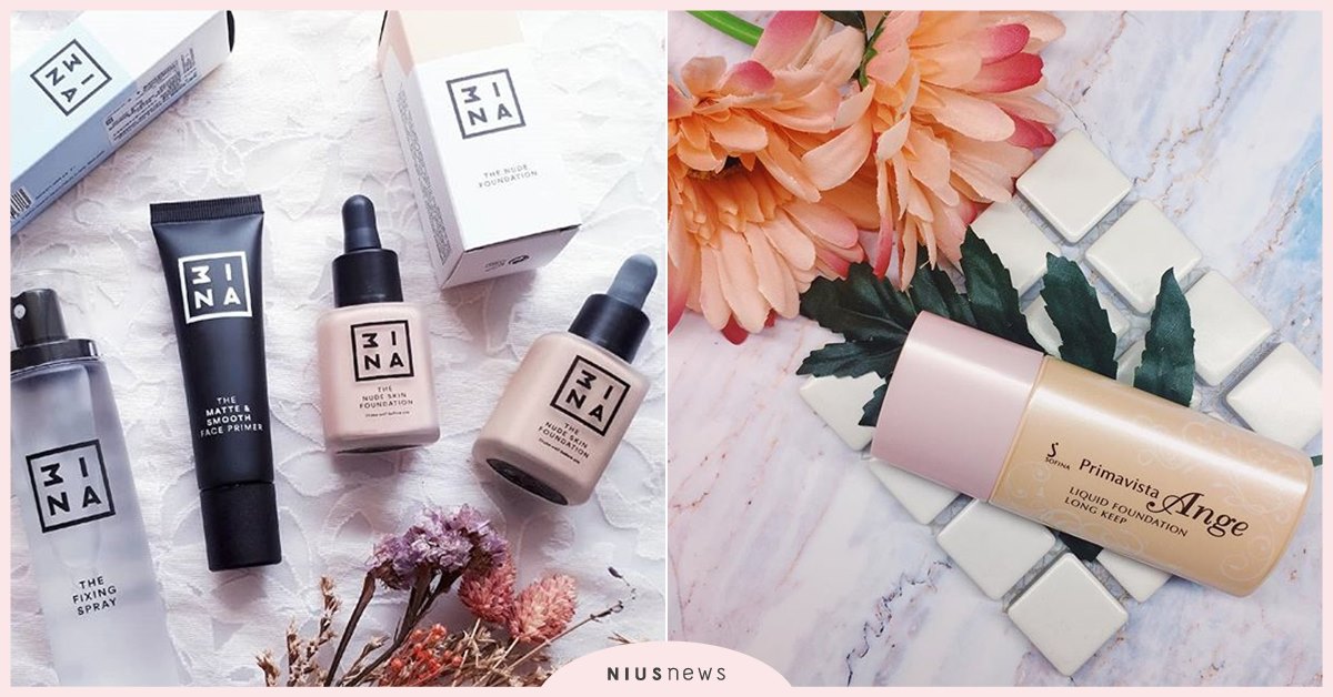 「開架版粉持久」CP值超高！炎炎夏日也不融化的必收清單Top5♡ 夏天、底妝、粉底液、開架彩妝