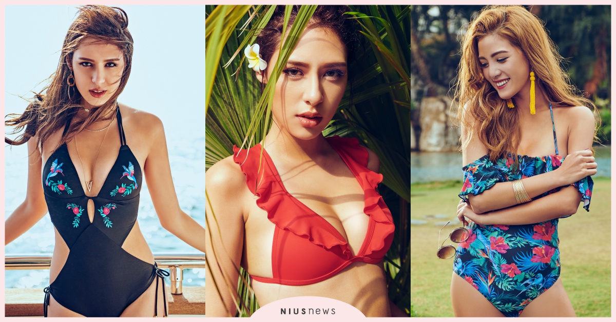 夏天來了「泳裝」準備好了沒！多層次荷葉、腰間挖空、美背綁帶，哪裡美就露哪裡！ 泳裝、比基尼、度假、海邊