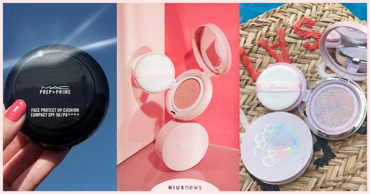 大毛孔、蠟黃膚色得救了！3款大好評「妝前氣墊」一拍完美修飾瑕疵，還能省粉底用量 校正膚色、妝前、氣墊、毛孔粗大、幻彩流星夢幻光氣墊