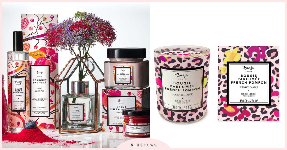 香氛控必收！「les nez香鼻子」靠香味帶妳環遊世界，紅玫甜荔蠟燭少女心噴發♡ les nez香鼻子、粉色選物店、蠟燭、Baija巴黎百嘉