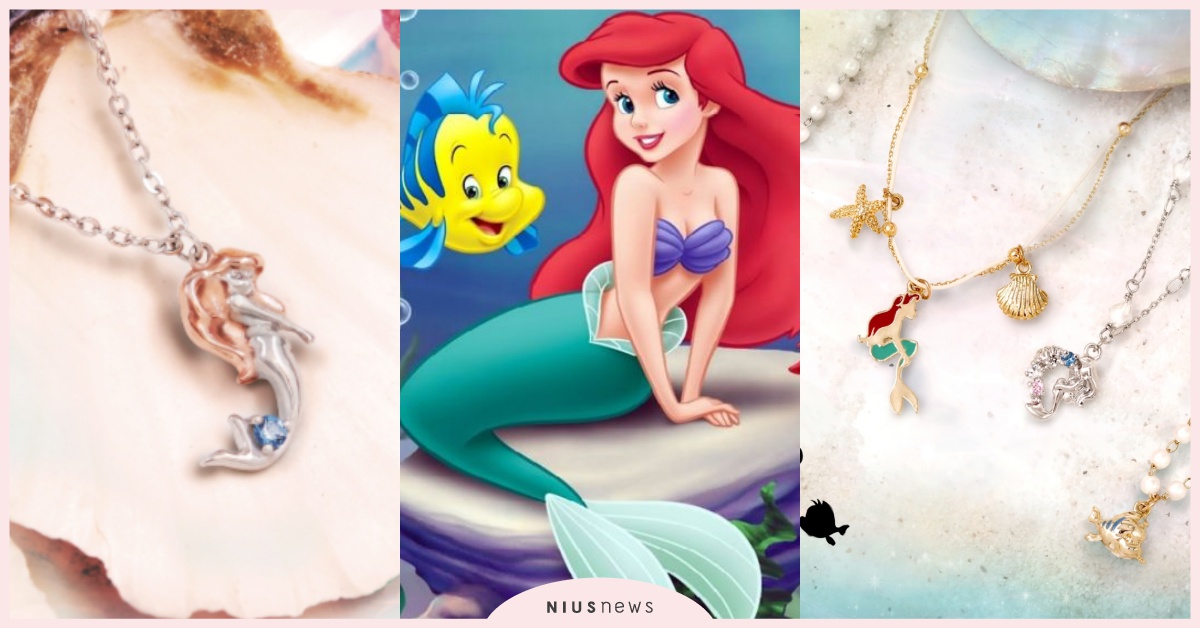 「小美人魚」30週年聯名夢幻的太犯規！珍珠手環、鎖骨鍊，呼叫愛麗兒鐵粉準備包款！ 小美人魚、30週年、聯名、lotin、愛麗兒、飾品