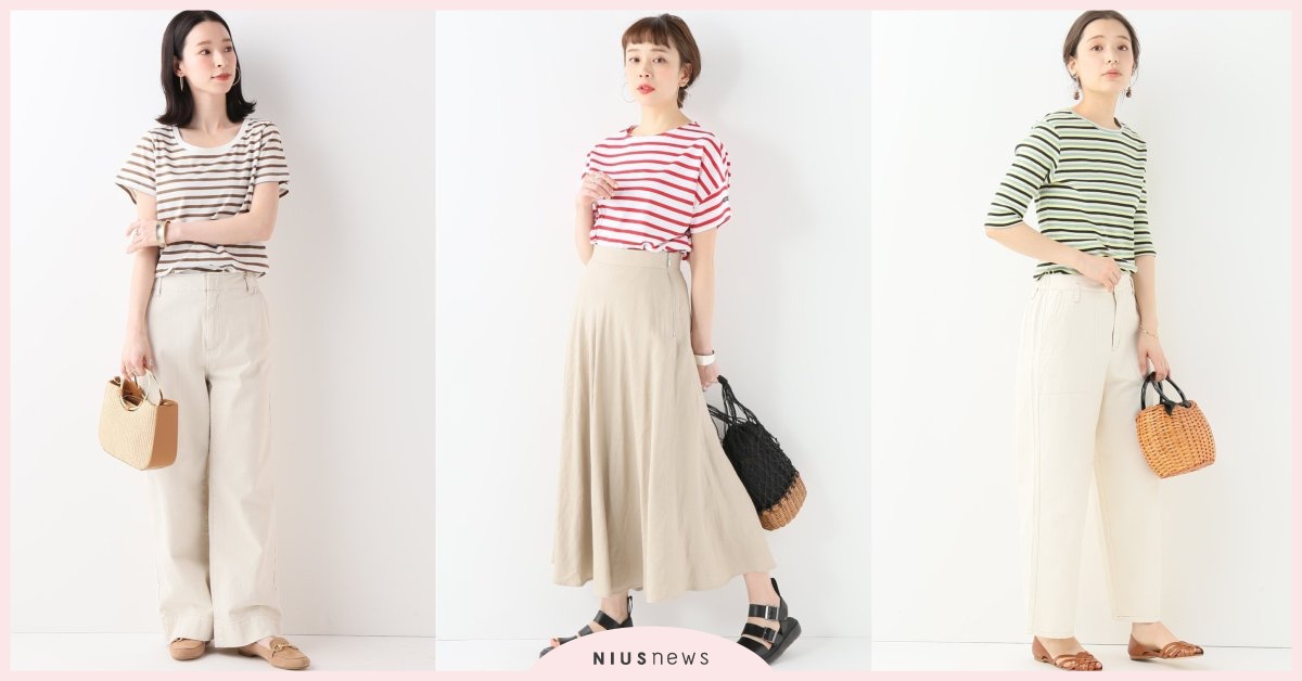 每季都好穿的「條紋上衣」準備好了！夏天就選擇多彩線條提亮穿搭 