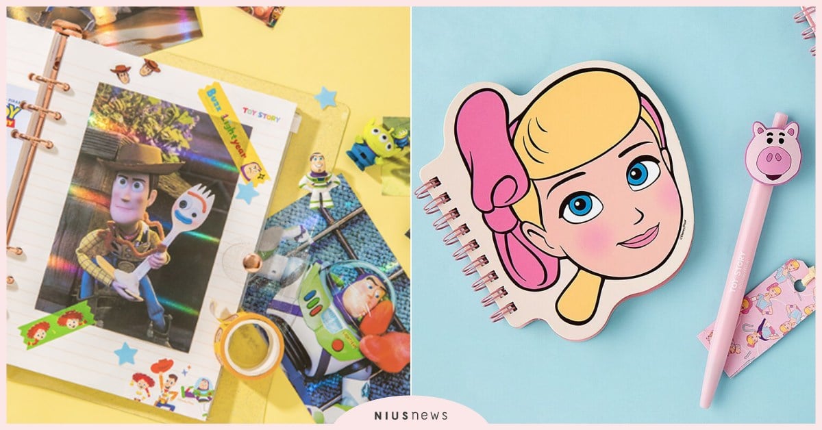 韓國推出《玩具總動員4》筆記本＆明信片！把「叉奇」放進口袋隨時帶著走吧♡ 韓國、10x10、玩具總動員、筆記本、胡迪、巴斯光年、牧羊女寶貝、小叉、翠絲、文具控