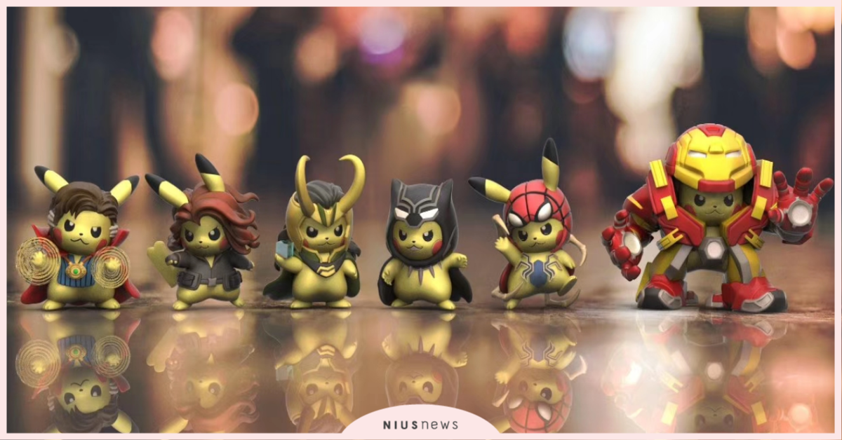 壞笑洛基丘、升級版鋼鐵丘「復仇者皮卡丘」第二彈公仔迷人登場♡ 復仇者聯盟、漫威、英雄、寶可夢、皮卡丘、公仔、DS Studios