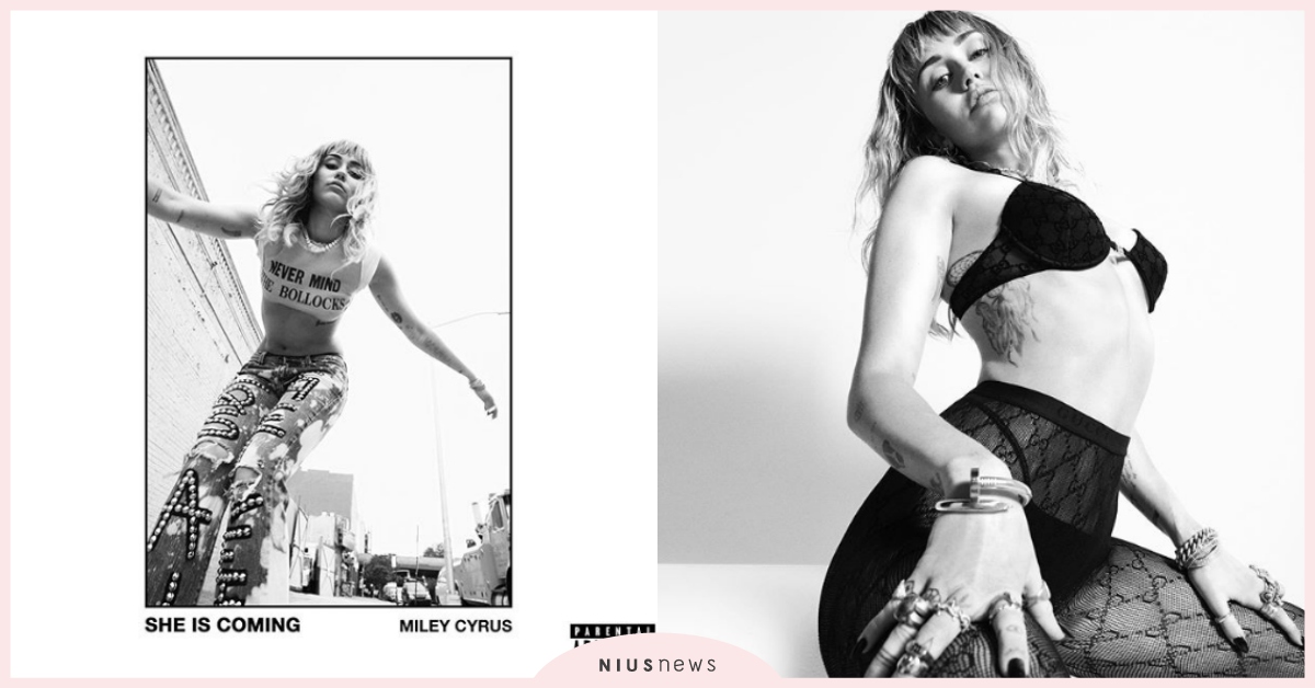 麥莉大勢回歸！全新專輯《She Is Coming》給你滿滿的嘻哈元素！ Miley Cyrus、麥莉、專輯、She is coming、黑鏡