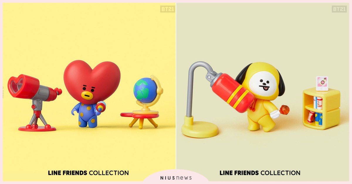 「宇宙明星BT21」主題公仔扭蛋超療癒登場！想跟TATA一起在家浪漫地看星星♡ BT21、宇宙明星、BTS、防彈少年團、主題、公仔、扭蛋、日常生活、TATA、Chimmy、Shooky、Mang、Cooky、RJ
