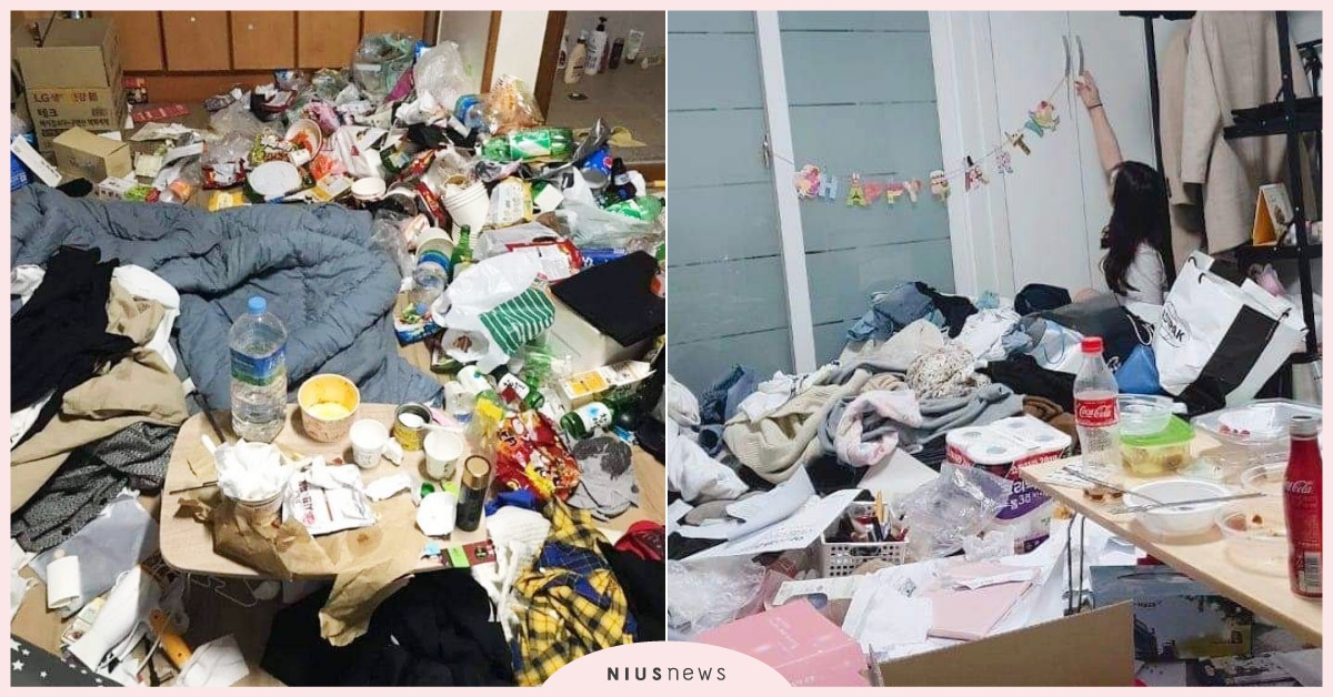 真的能住？韓網「最髒房間大賽」爆熱議！小型垃圾場、衣服山、食物光看照片就有味道 韓國討論區、最髒房間比賽、髒亂房間、房間、