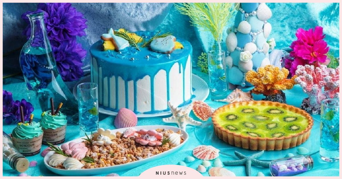 叮咚！請簽收來自夢遊仙境的邀請函〜準備好和愛麗絲來場海底午茶派對吧♡ 愛麗絲、愛麗絲夢遊仙境、下午茶、派對、甜點、甜點自助餐