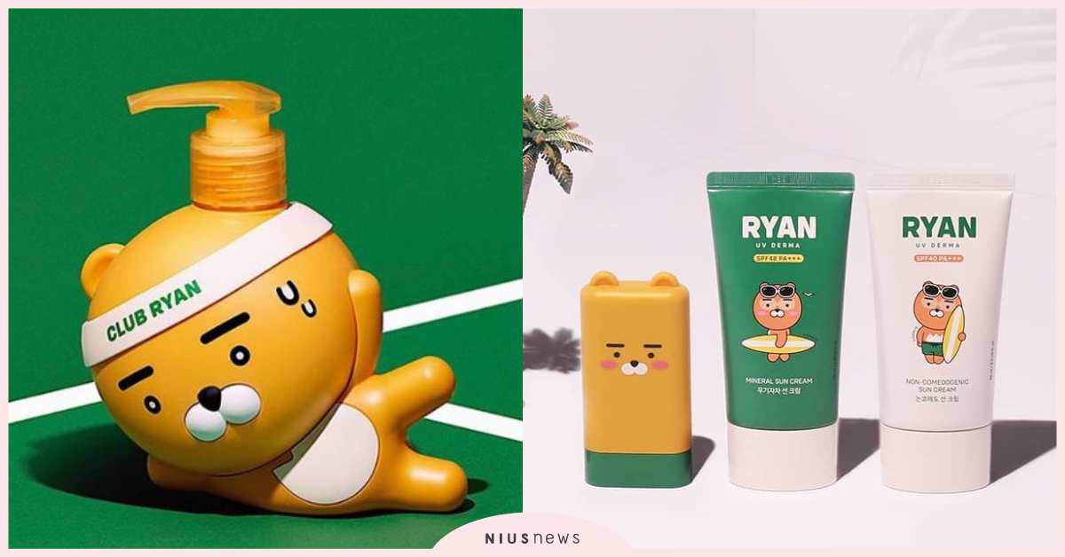 萊恩爆汗抬腿好Q！THE FACE SHOP×KAKAO超萌新品登場，鐵粉手刀買 KAKAO FRIENDS、THEFACESHOP、屁桃、萊恩、APEACH