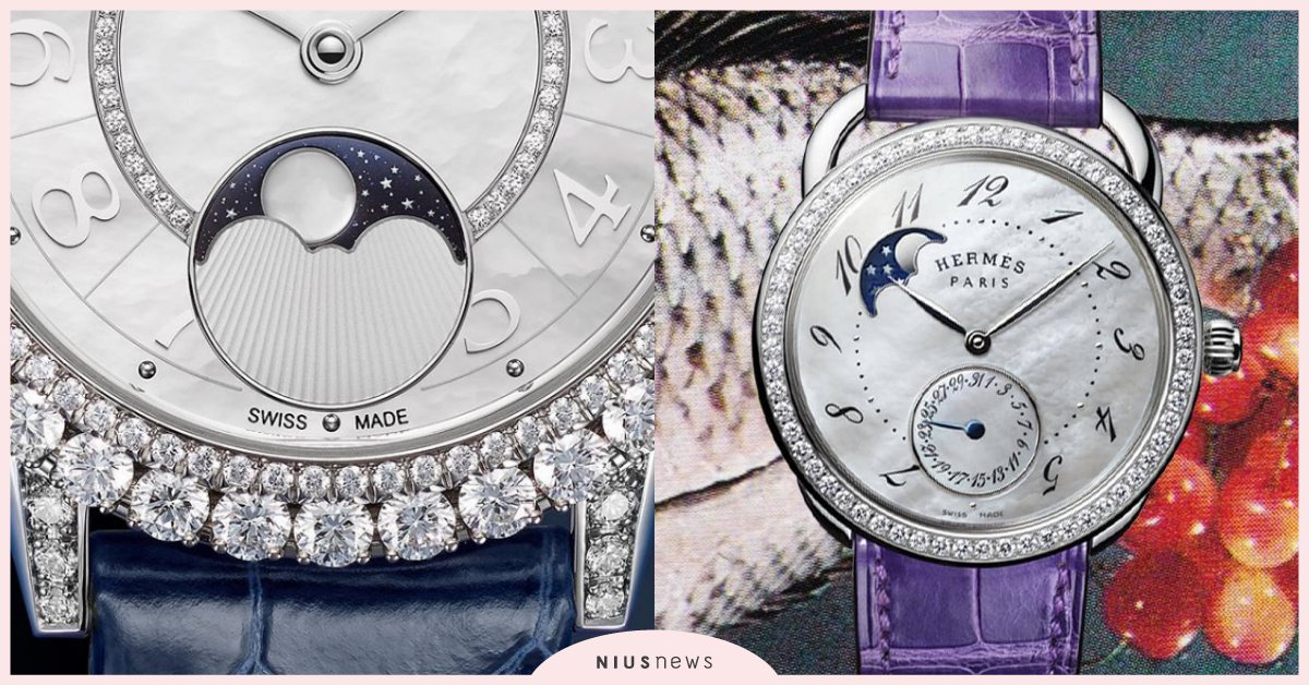 不只星星，連月亮都摘給你！浪漫派必收「月相腕錶」，原來月相功能有這些顯示方式！ 腕錶、手錶、錶、月相顯示、功能