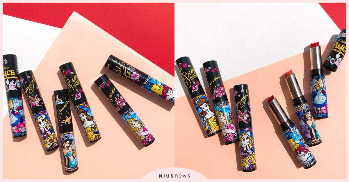 乾燥玫瑰色超美！IT'S DEMO推出「玻璃彩繪公主唇膏」，6位公主想全擁有♡ 公主唇膏、IT'S DEMO