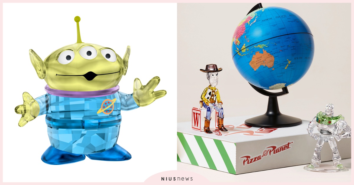 《玩具總動員》聯名又一波來生火！施華洛世奇推出胡迪、巴斯跟三眼怪水晶裝飾！ 玩具總動員、施華洛世奇、胡迪、巴斯、三眼怪