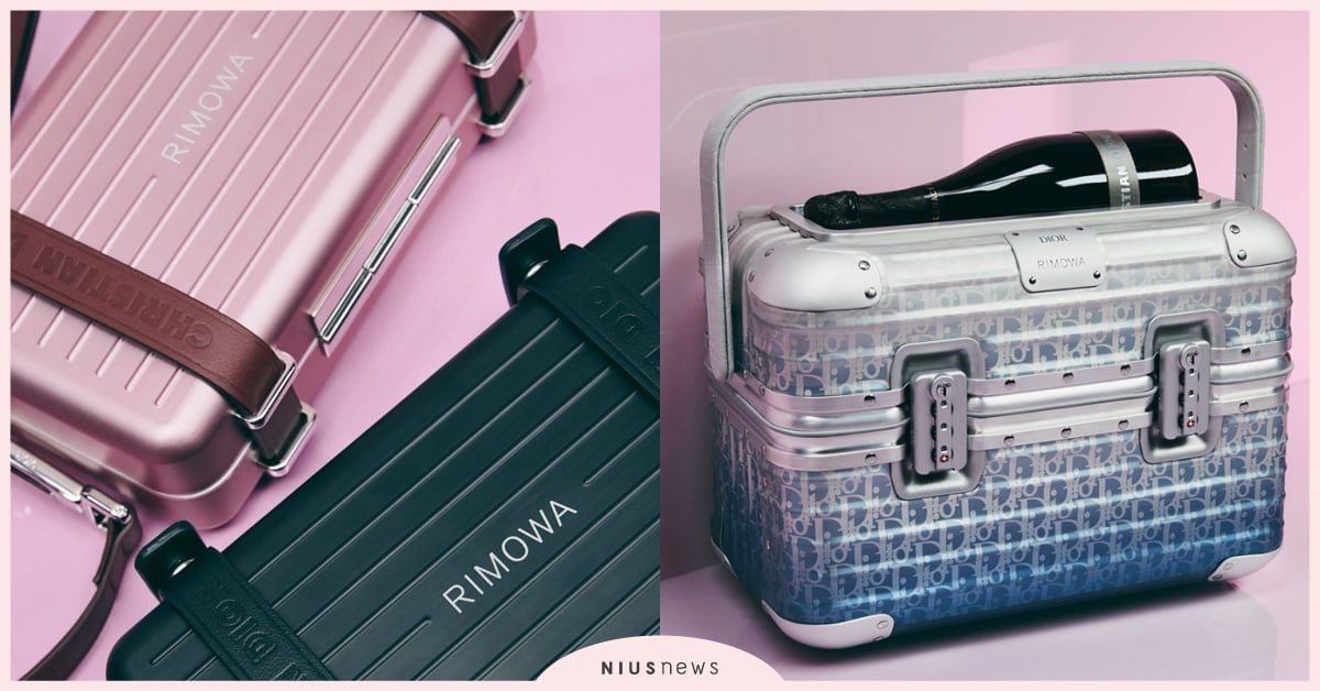 DIOR×RIMOWA首度聯名真心美！手拿迷你箱、後背包，全是棉花糖夢幻粉色！ DIOR、RIMOWA、聯名、行李箱、棉花糖色、Kim Jones