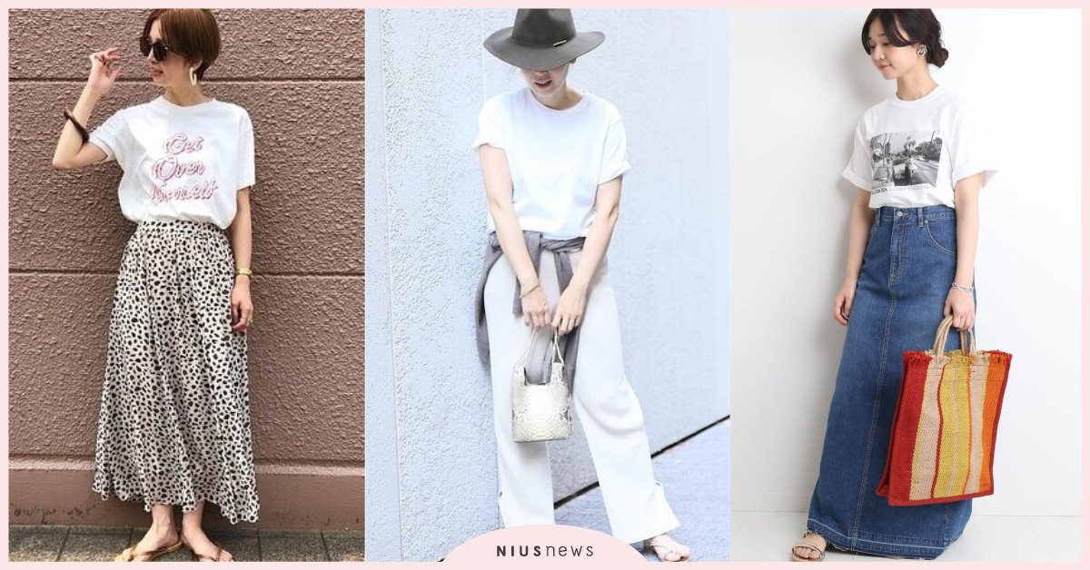 還是白 Tee 最好穿！這個夏天也想持續愛用的 12 套白 Tee 穿搭 白T
