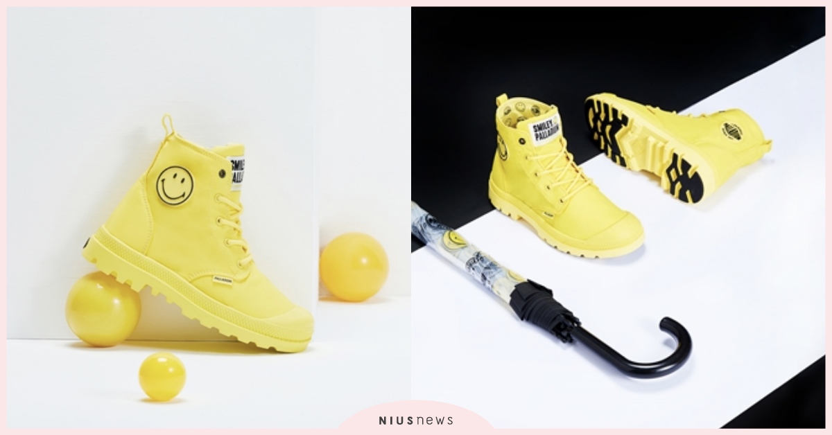 《PALLADIUM X SMILEY聯名最終彈》穿上橘標防水SMILEY 讓笑容撐起每個下雨天 PALLADIUM、SMILEY、防水、雨靴、PALLADIUMXSMILEY