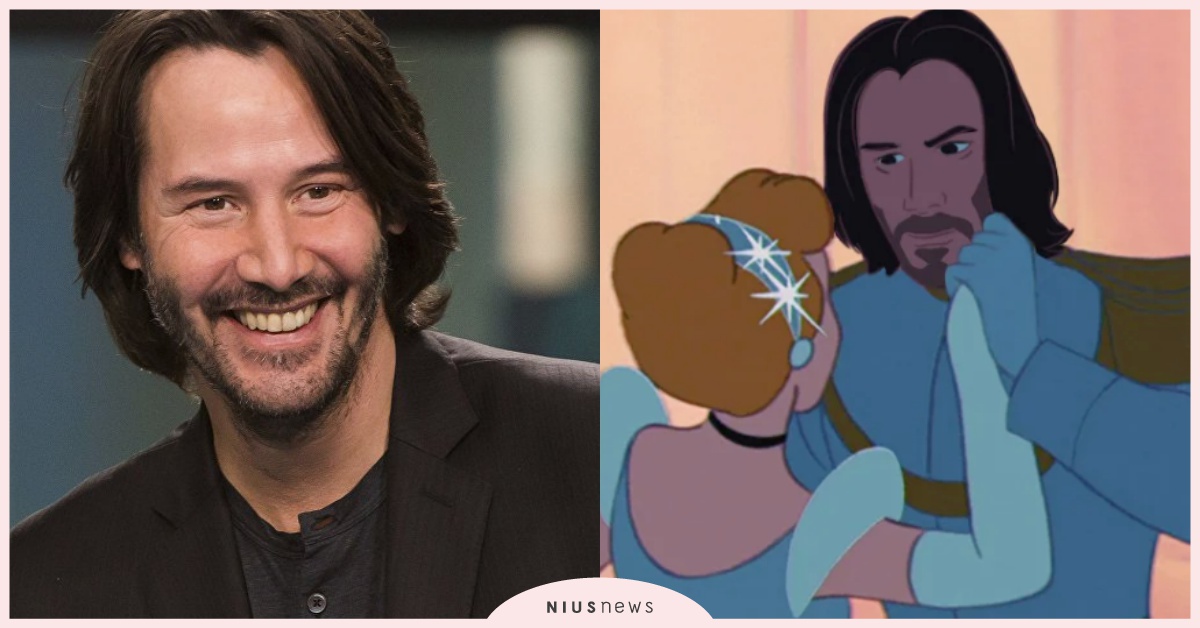 基努李維變王子一次打包公主們！從《小美人魚》、《灰姑娘》到《白雪公主》全都有！ 基努李維、迪士尼、阿拉丁、公主、Keanu Reeves、捍衛任務