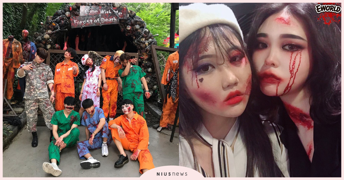 膽小鬼慎入！韓國大邱E-World樂園「喪屍大逃脫」恐怖開跑 韓國大邱E-World、E-World樂園、E-World樂園喪屍、E-World樂園殭屍、E-World樂園恐怖遊行