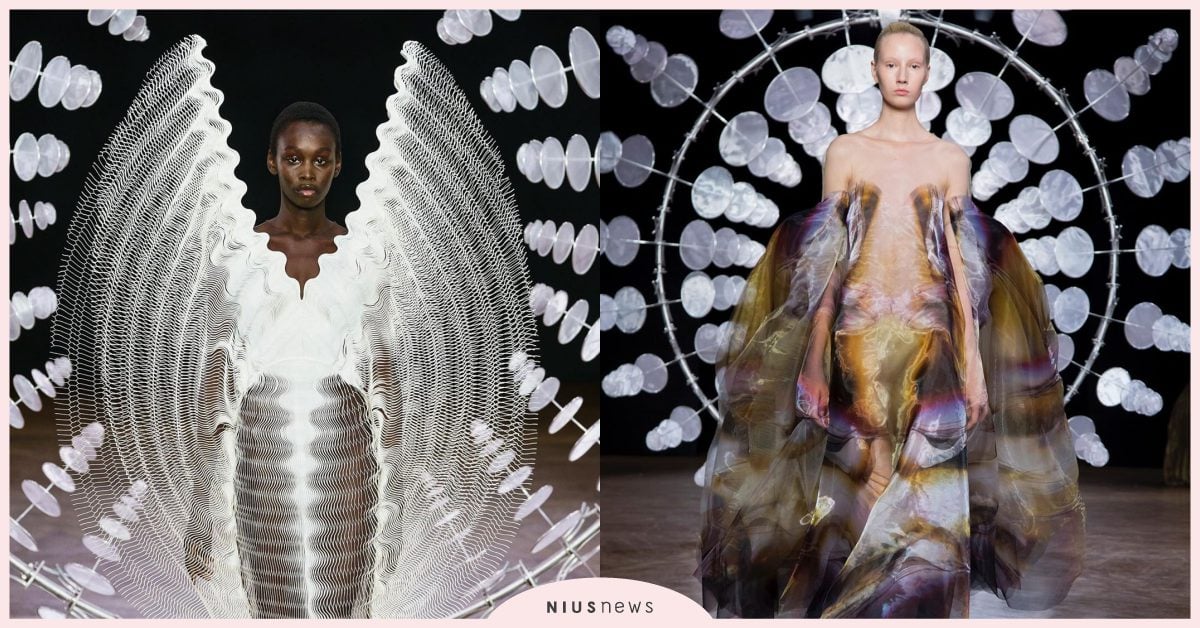 史上最催眠走秀！Iris Van Herpen服裝結合風力裝置讓人看得目不轉睛 Iris Van Herpen、巴黎高級訂製時裝週、科技、未來感、高訂