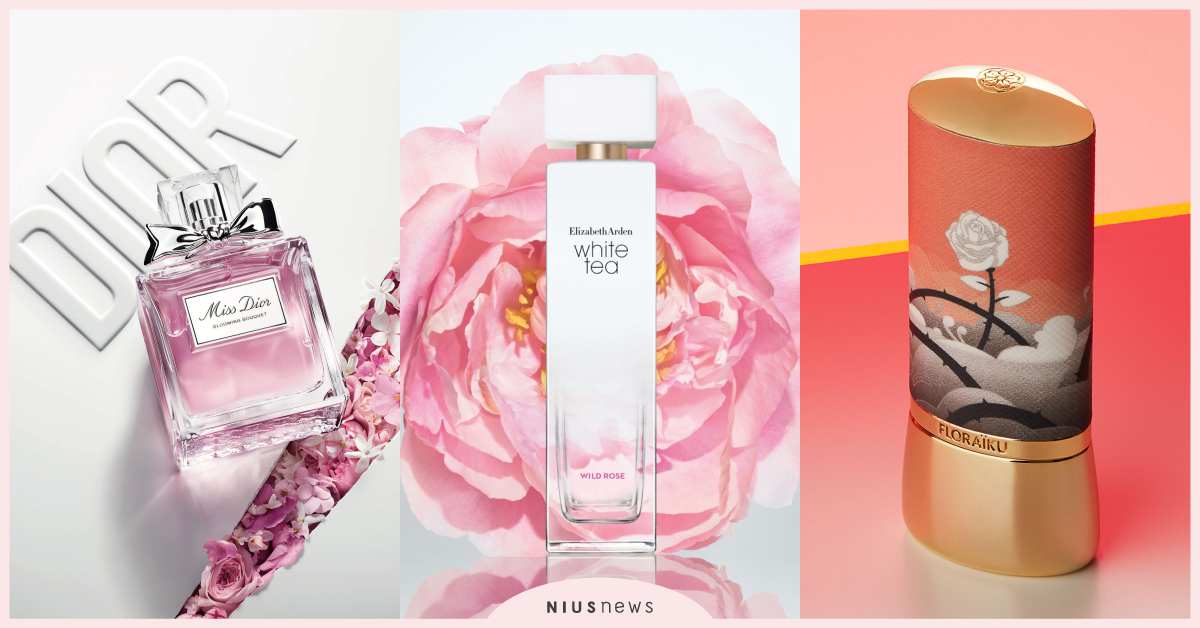 味道太迷人！回頭率超高「玫瑰香氛」絕對要擁有，夏天也能清爽飄香♡ 玫瑰香水、MissDior、FLORAÏKU、情人節、夏日香水