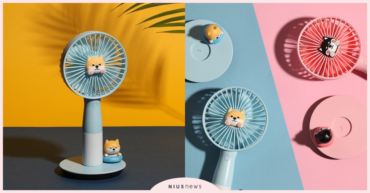 呼叫柴柴控集合！韓國「西八柴犬」電風扇讓奴才主人夏天涼涼的 韓國西八柴犬、柴犬電風扇、SHIRO&MARO FRIENDS、SHIRO시로、MARO마로
