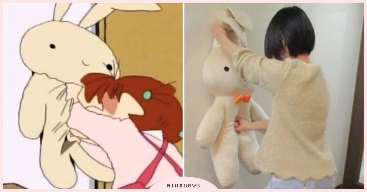 蠟筆小新「妮妮的兔子」真人版？！90公分任你揍到飽 蠟筆小新、妮妮的兔子、幸福快樂兔、三英株式會社