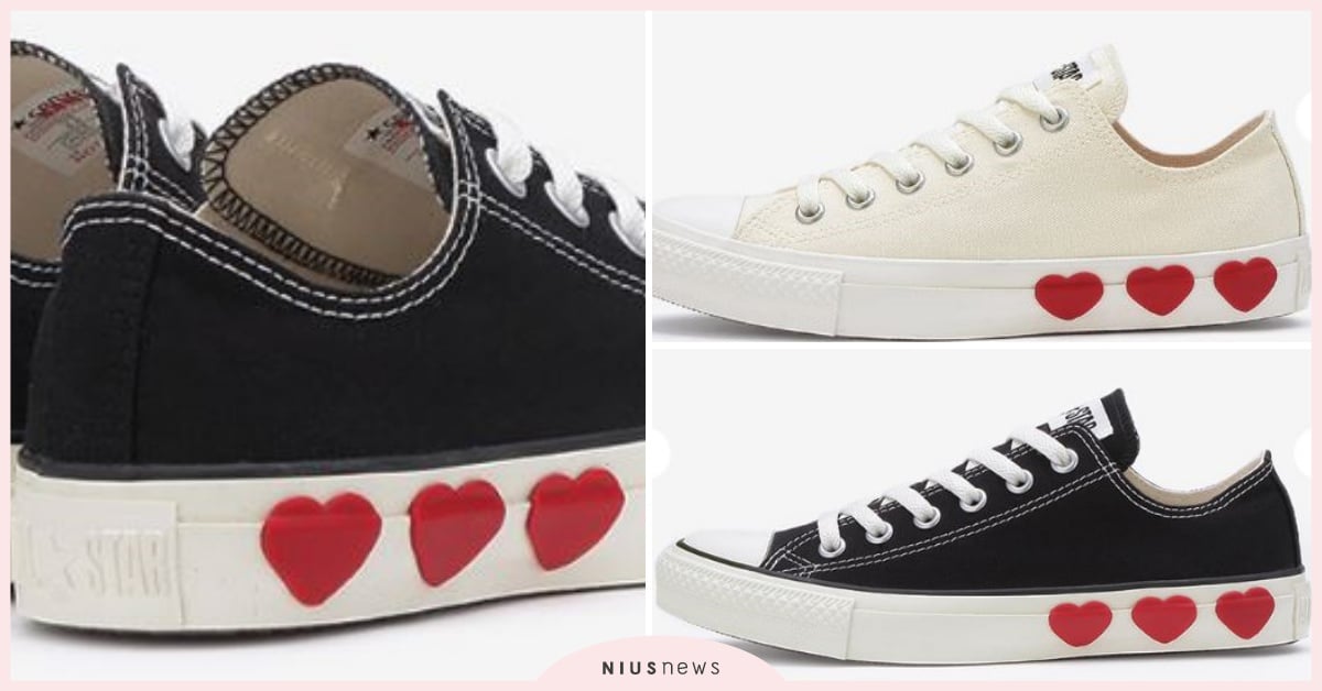 讓心心攻佔腳底！Converse愛心鞋甜蜜上市～萌翻少女心♥ Converse、heart、愛心、帆布鞋