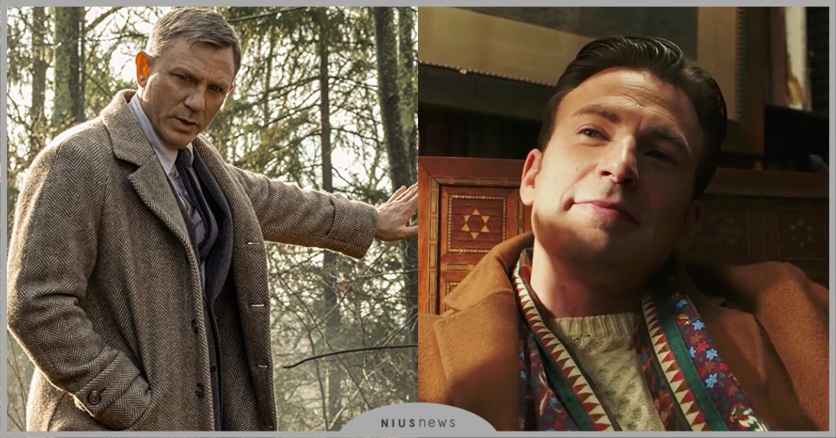 美國隊長、詹姆士龐德《峰迴路轉》合體吸睛！乖寶寶克里斯伊凡竟猛飆髒話叫人吃屎 上流謀殺案、美國隊長、詹姆士龐德、克里斯伊凡、丹尼爾克雷格、電影